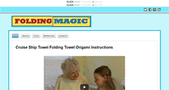 Desktop Screenshot of foldingmagic.com